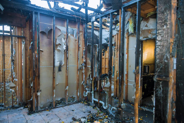 Professional Fire Damage Restoration technician working in Albany, GA